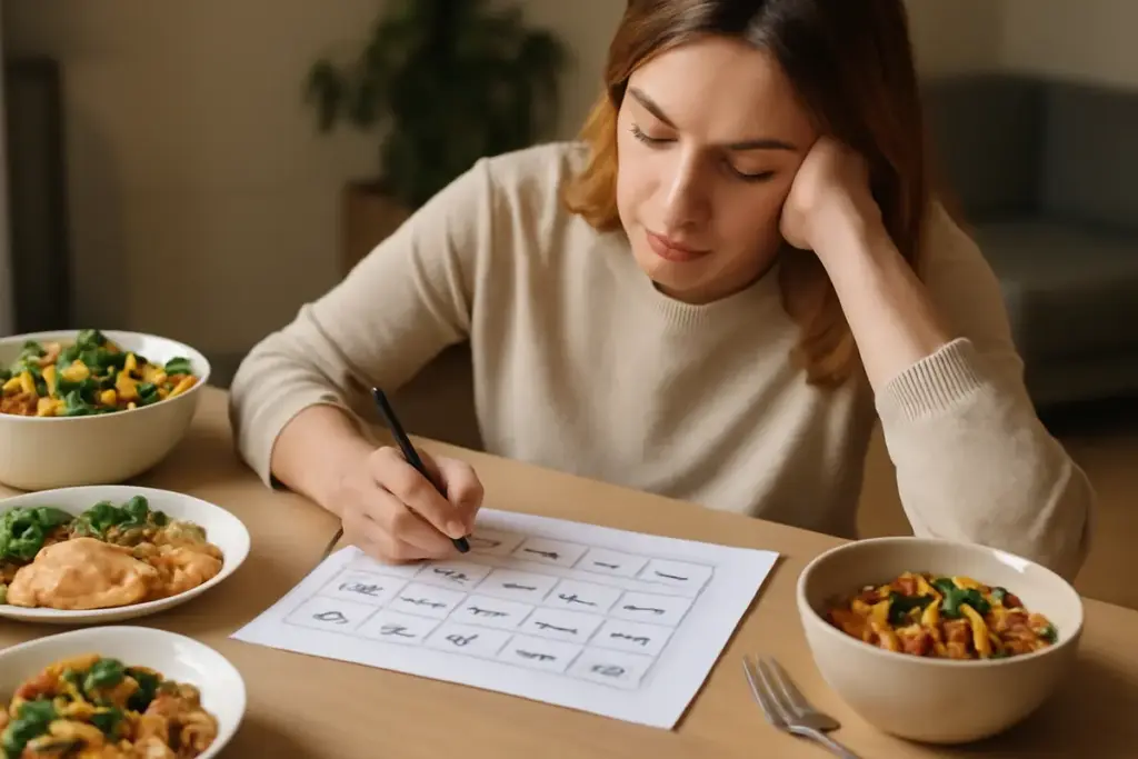 Menù settimanale equilibrato: il modello facile da seguire che riduce lo stress alimentare
